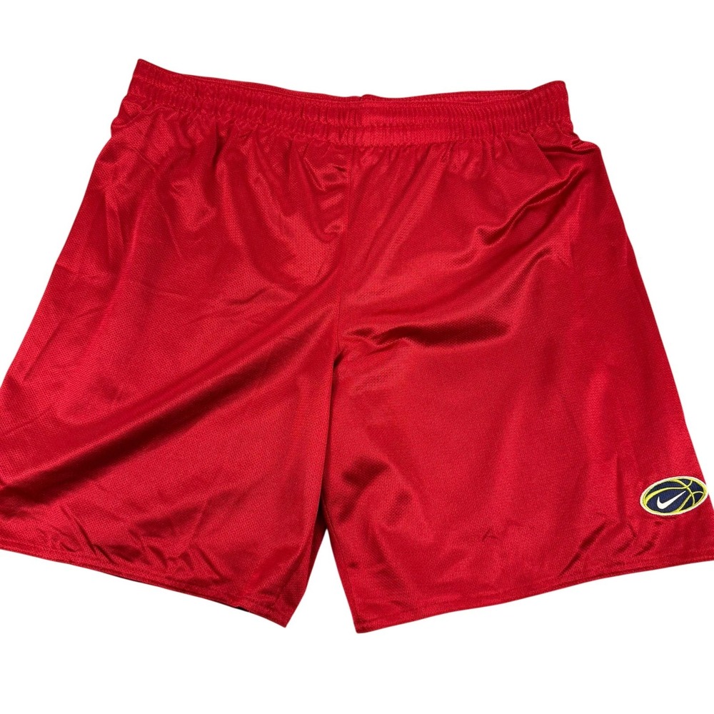 Vintage Nike Shorts Mens XL Red‎ Black Reversible Basketball White Tag USA Made